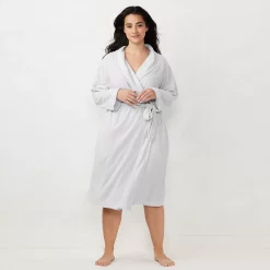Plus Size LC Lauren Conrad Terry Wrap Robe