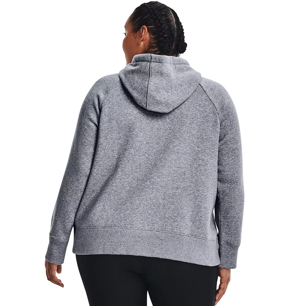 Plus Size Under Armour Rival Fleece Logo Hoodie - Image 6