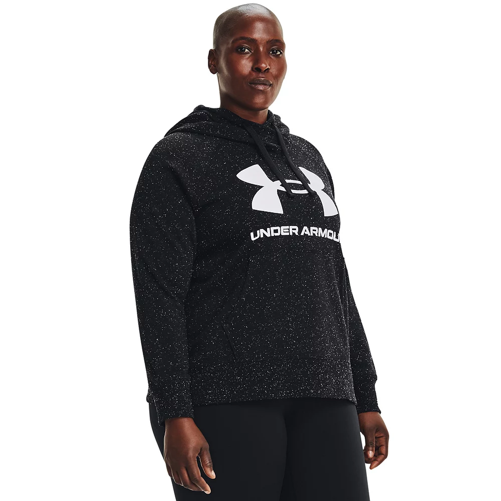 Plus Size Under Armour Rival Fleece Logo Hoodie - Image 5
