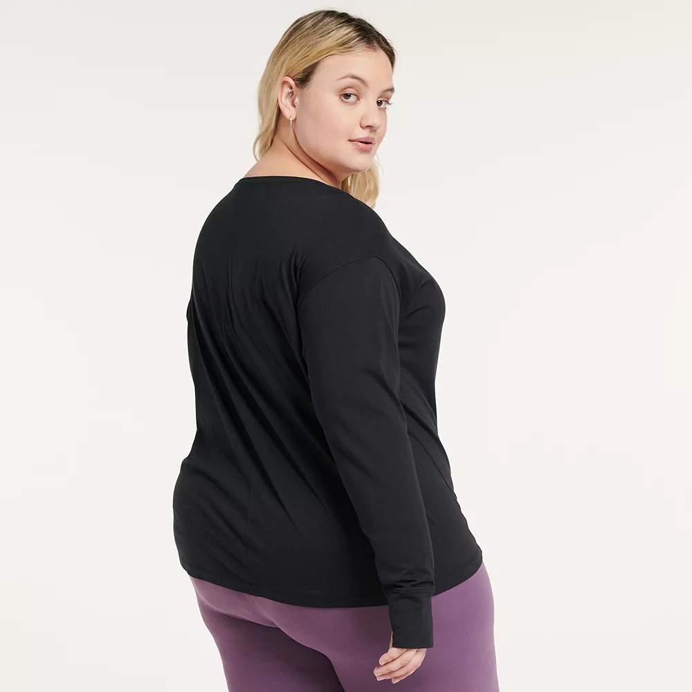 Plus Size FLX Harmony Front Seam Tee - Image 4