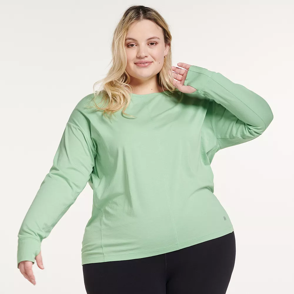 Plus Size FLX Harmony Front Seam Tee - Image 3