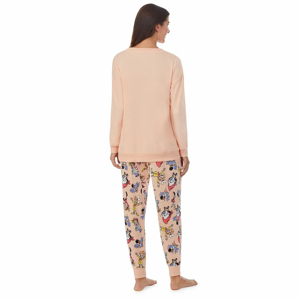 Women's Kellogg's Cereal Brunch Club Long Sleeve Pajama Top & Banded Bottom Pajama Pants Set - Image 2
