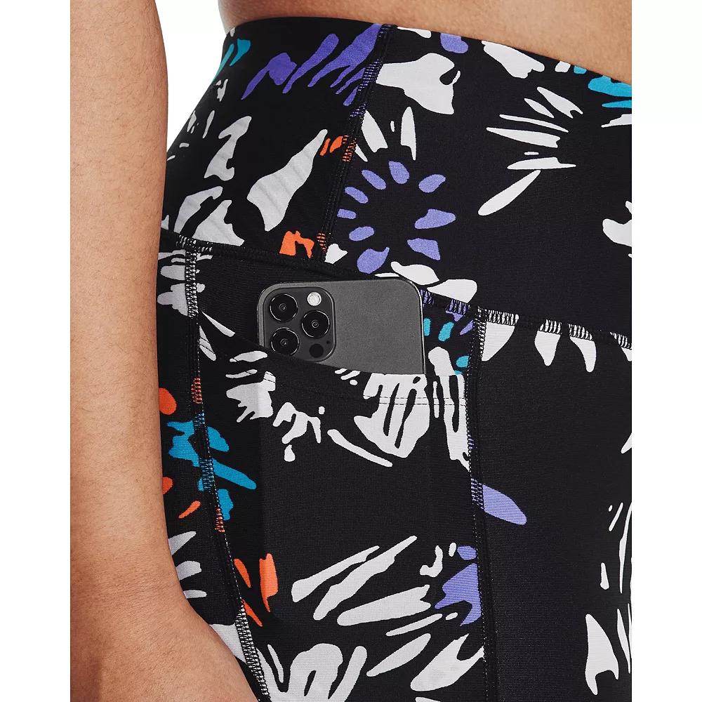 Plus Size Under Armour HeatGear® Printed 7/8 Leggings - Image 4