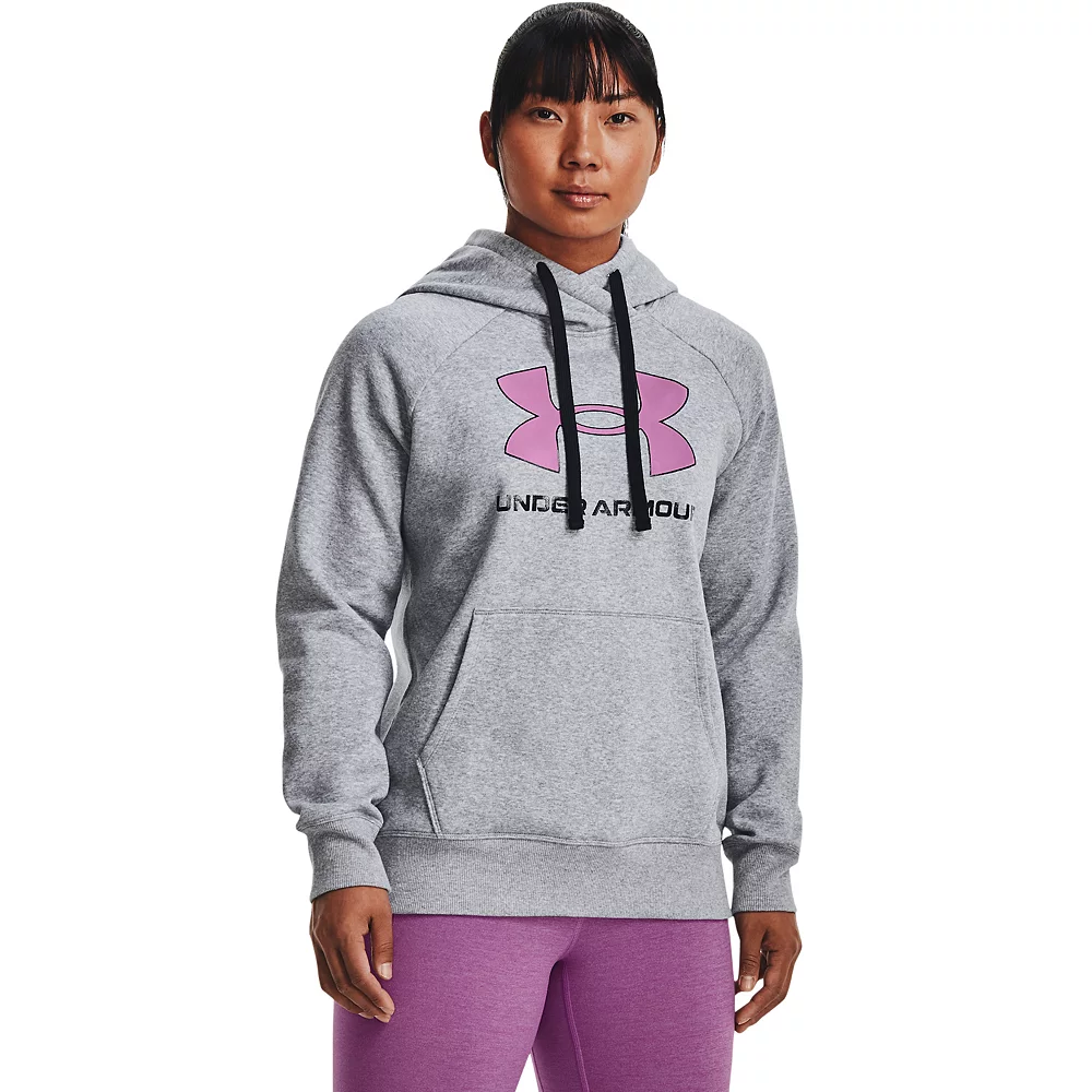 Women's Under Armour Rival Fleece Logo Hoodie - Image 2