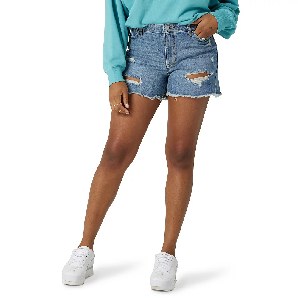 Women's Wrangler Denim Shorts - Image 4
