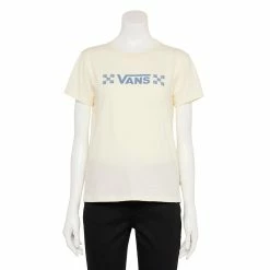 Juniors' Vans Logo Short Sleeve Tee