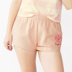 Juniors' Public Library Racquet Club Fleece High Rise Dolphin Shorts