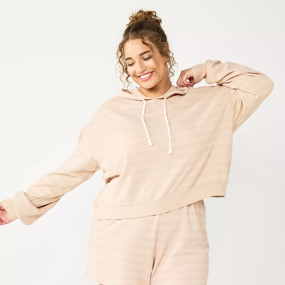 Juniors' Plus Size SO® Cropped Hoodie - Image 4