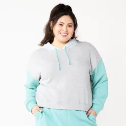 Juniors' Plus Size SO® Cropped Hoodie