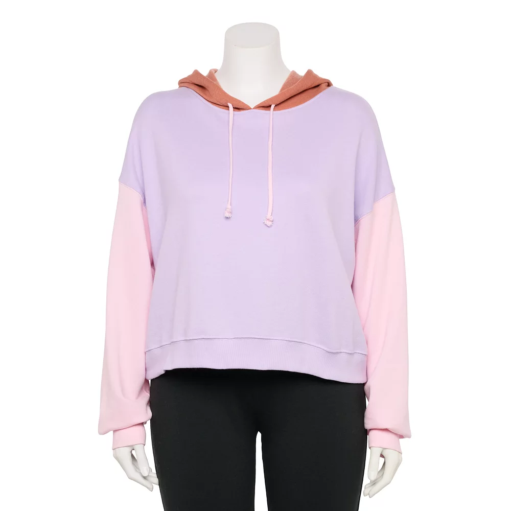 Juniors' Plus Size SO® Cropped Hoodie - Image 2