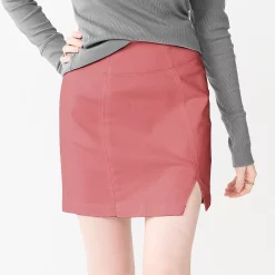 Juniors' SO® High-Rise Side Notch Mini Skirt
