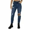 Juniors' Indigo Rein High-Rise Mom Jeans