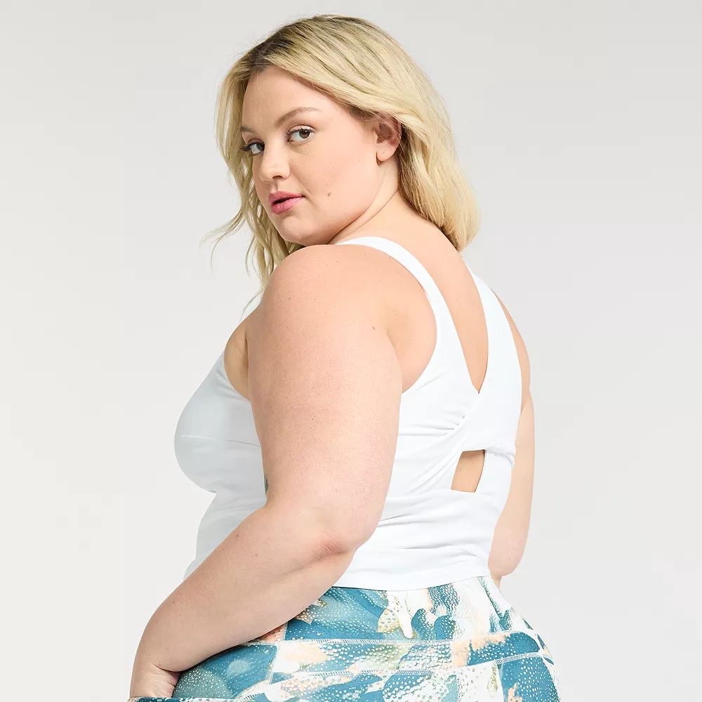Plus Size FLX Affirmation Twist-Back Tank - Image 3