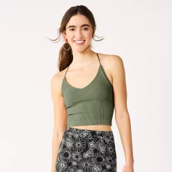 Juniors' SO® Seamless Lace Back Cami