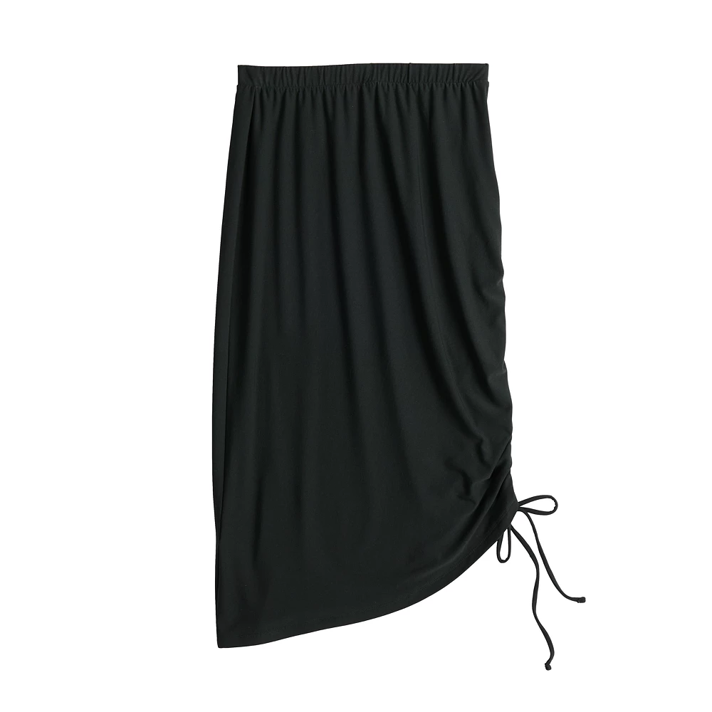 Juniors' SO® Cinched Midi Skirt - Image 8