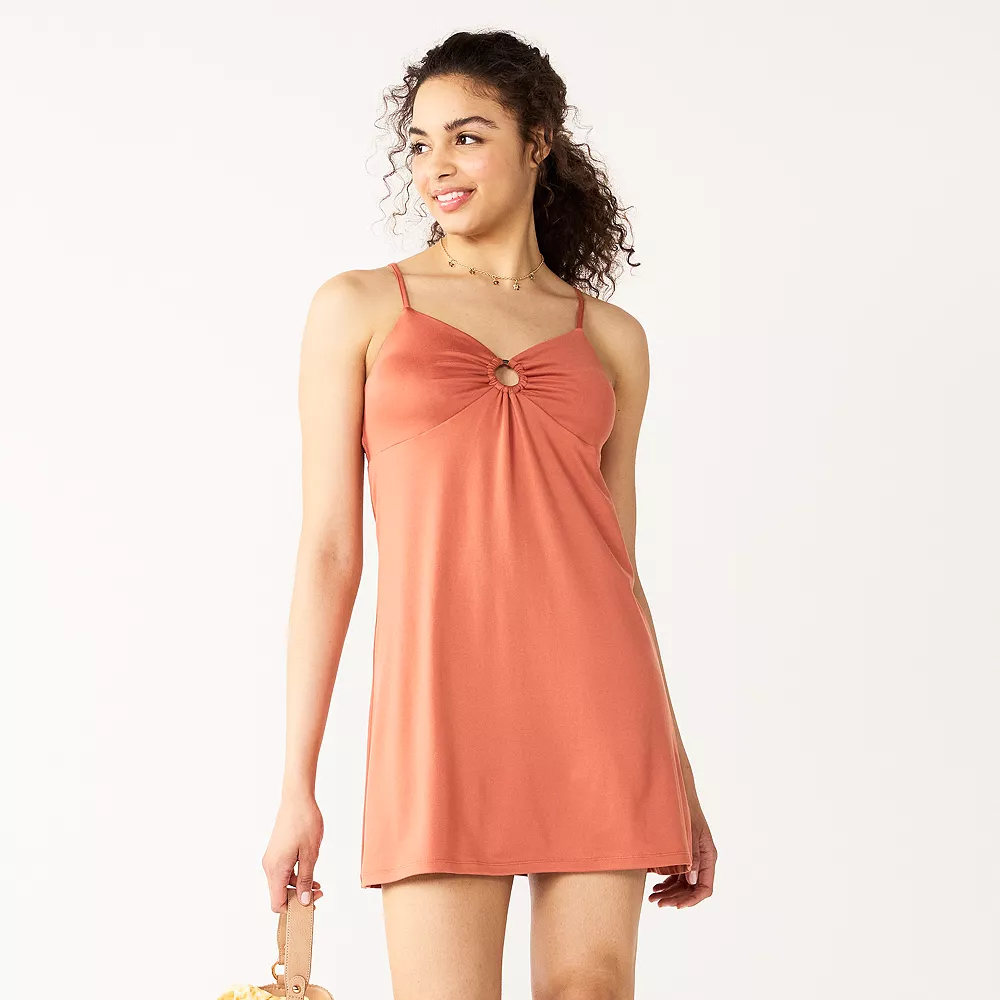 Juniors' SO® O-Ring Fit & Flare Mini Dress - Image 4