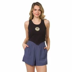 Juniors' Hurley Sun "Hurley" Logo Handkerchief Tank