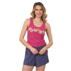 Juniors' Hurley Flower Chain Logo Drawstring Tank