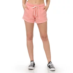 Juniors' Hurley Comfy Pink Drawstring Shorts