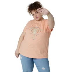 Plus Size Wrangler Boyfriend Graphic Tee