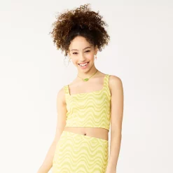 Juniors SO Cropped Tank Top