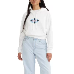 Women's Levi's® Silvertab™ Cropped Graphic Logo Hoodie