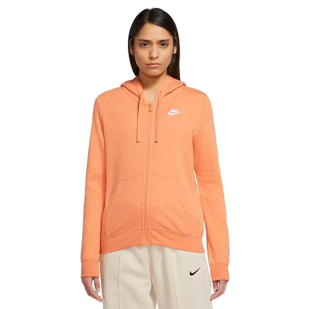 Women's Nike Sportswear Club Fleece Full-Zip Hoodie - Image 4