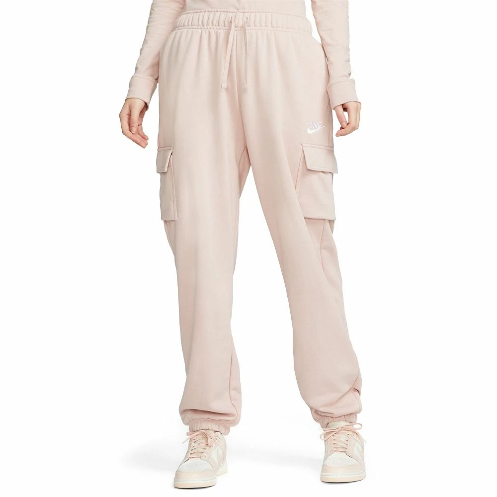 Women's Nike Sportswear Club Fleece Midrise Cargo Pants - Image 3