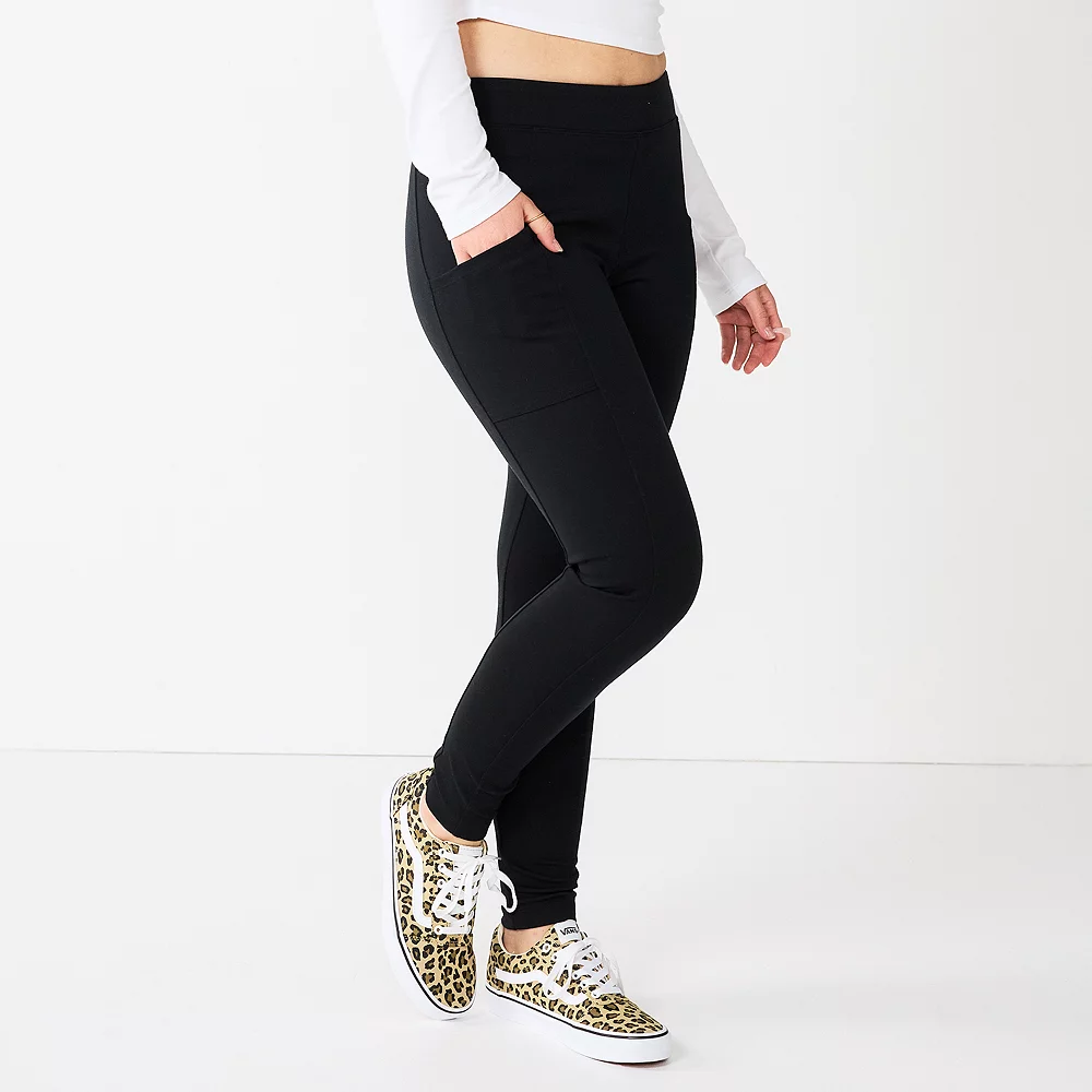 Juniors' SO® High-Rise Ponte Leggings - Image 3