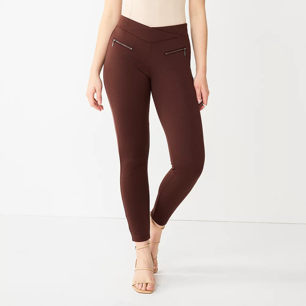 Juniors' SO® High-Rise Ponte Leggings - Image 2