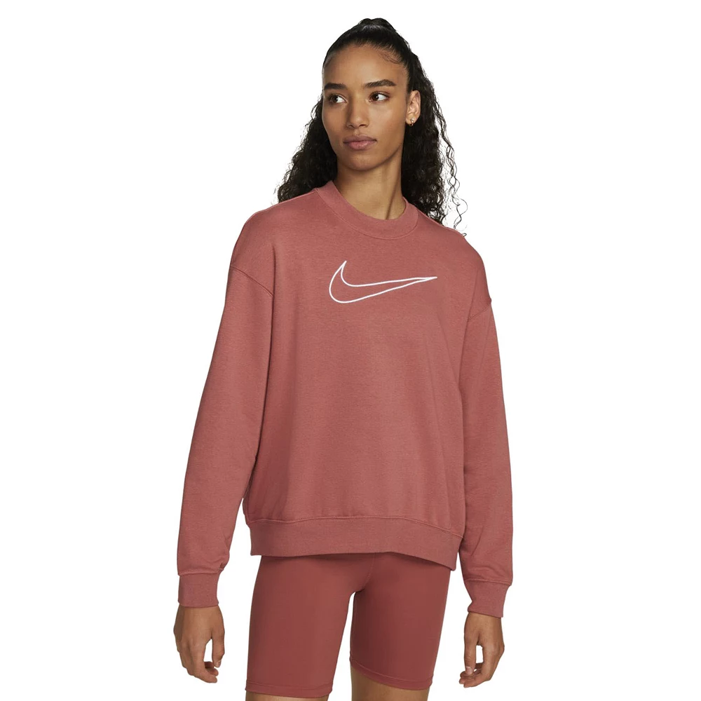 Women's Nike Dri-FIT Get Fit Crewneck Sweatshirt - Image 6