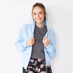 Juniors' SO® Favorite Long Sleeve Zip-Up Hoodie