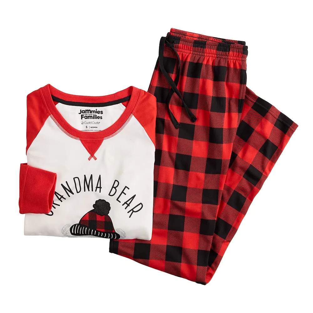 Women's Jammies For Your Families® Beary Cool "Grandma Bear" Pajama Set by Cuddl Duds® - Image 6