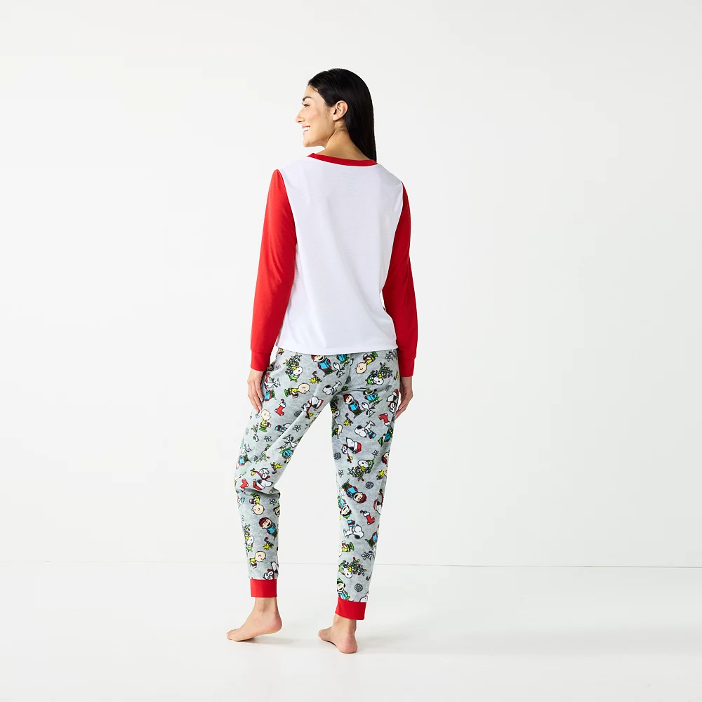 Women's Jammies For Your Families® Peanuts "Fa La La" Pajama Set - Image 2