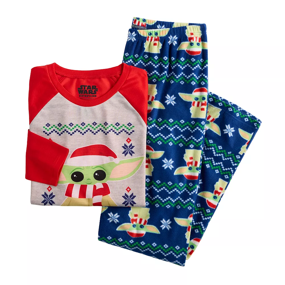 Women's Jammies For Your Families® Star Wars The Mandalorian Grogu Aka Baby Yoda Pajama Set - Image 4