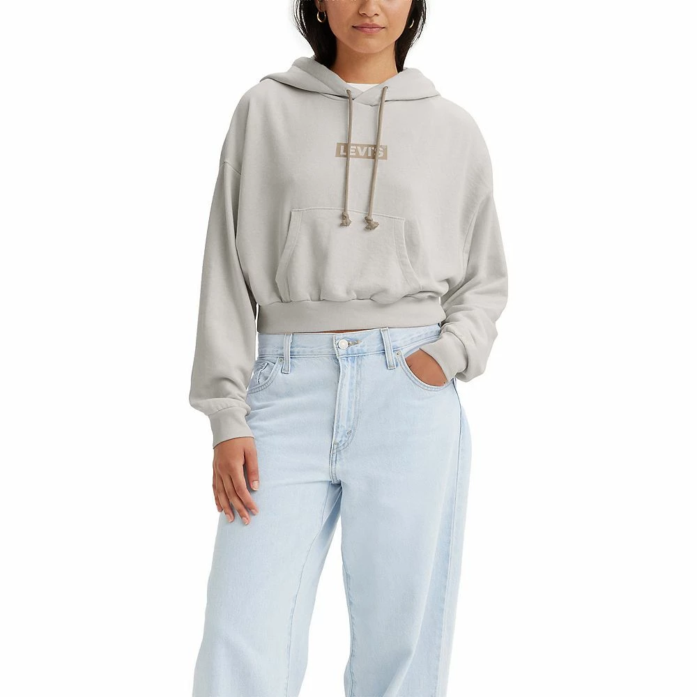 Women's Levi's® Cropped Graphic Logo Hoodie