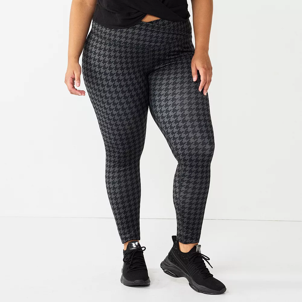 Juniors' Plus Size SO® Crossover High-Rise Sporty Leggings - Image 3