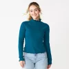 Juniors' SO® Cozy Mockneck Top