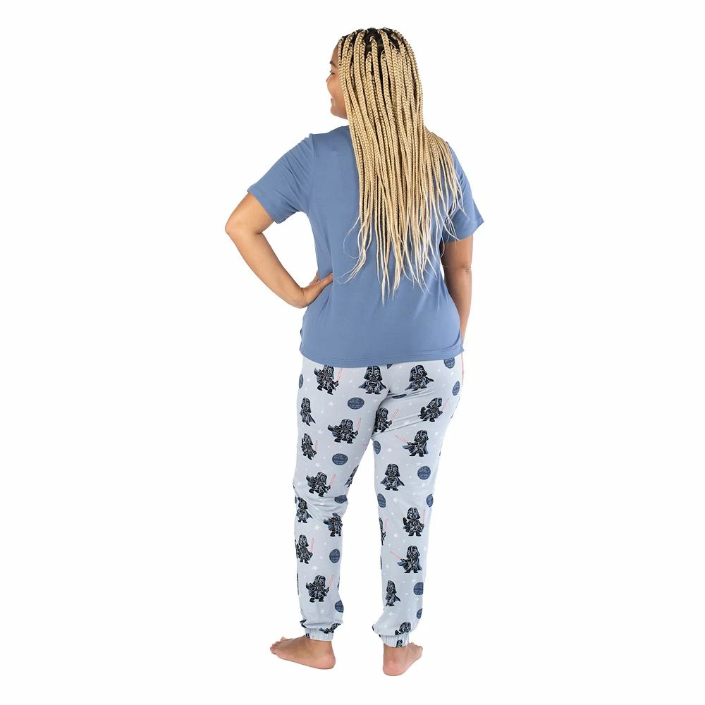 Women's Nite Nite by Munki Munki Star Wars Short Sleeve Pajama Top & Pajama Pants Sleep Set - Image 3