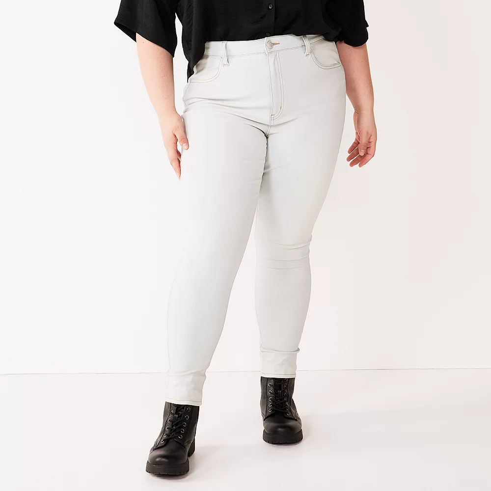 Juniors' Plus Size SO® Super High Rise Jeggings