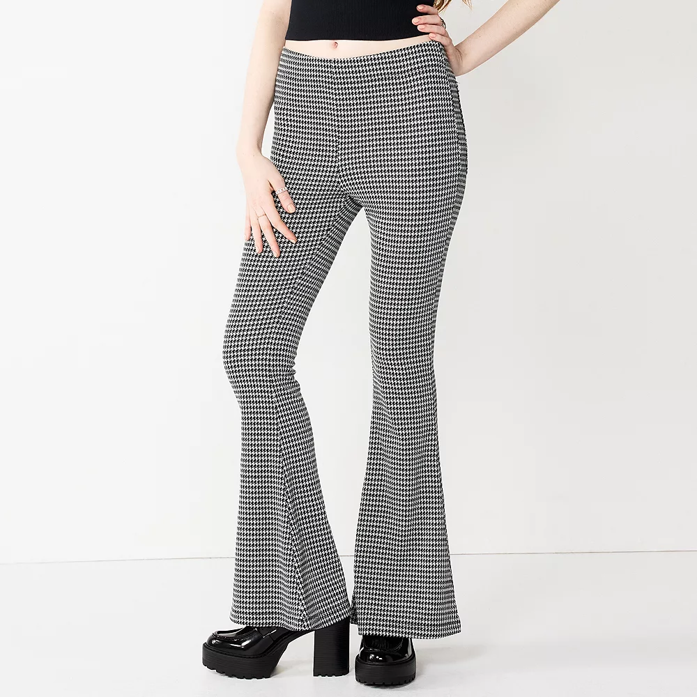 Juniors' SO® High-Rise Pull on Flare Pants