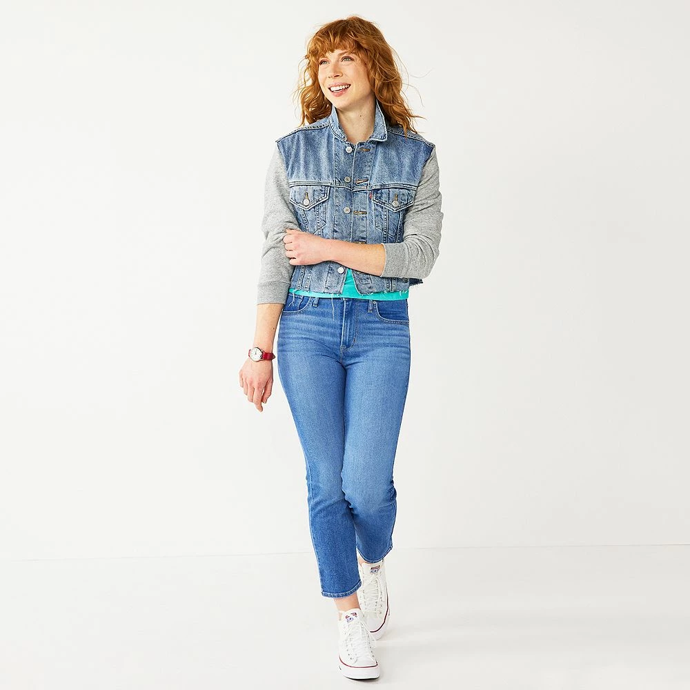 Women's Levi's® 724™ High Rise Straight Crop Jeans - Image 6