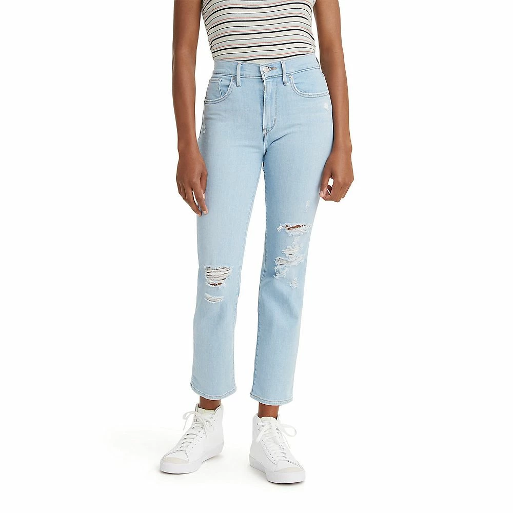 Women's Levi's® 724™ High Rise Straight Crop Jeans - Image 2