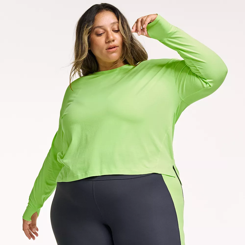 Plus Size FLX Core Drop-Shoulder Tee - Image 2