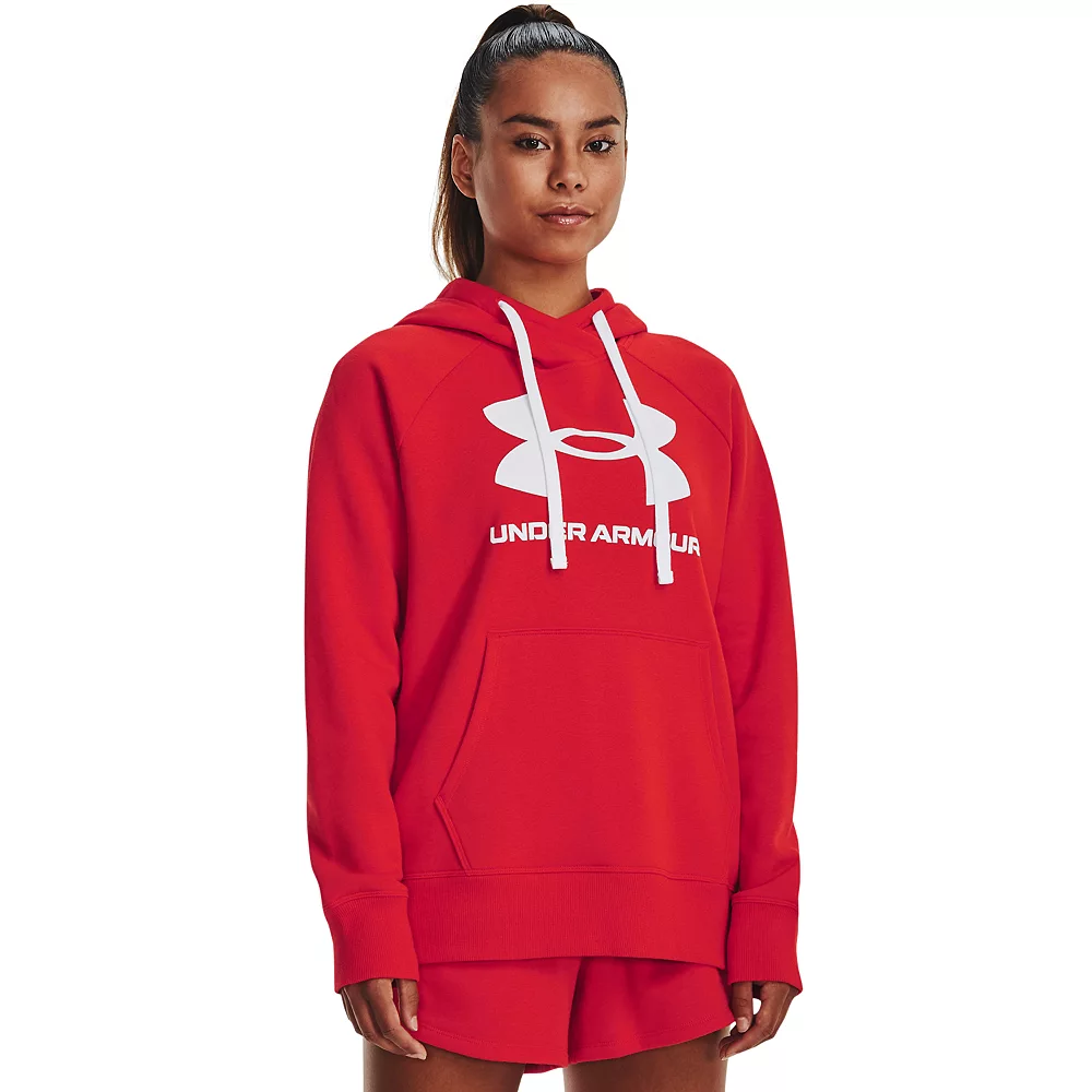 Women's Under Armour Rival Fleece Logo Hoodie - Image 3